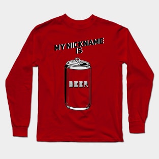 Beer Can Long Sleeve T-Shirt